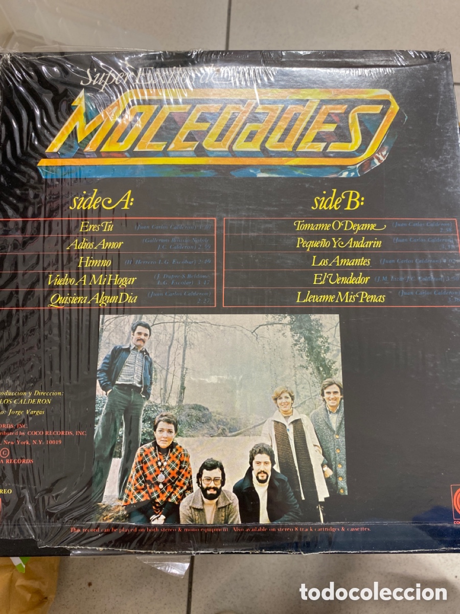 Discos de vinilo: Mocedades - Super &eacute;xitos de Mocedades LP raro Usa - Foto 2