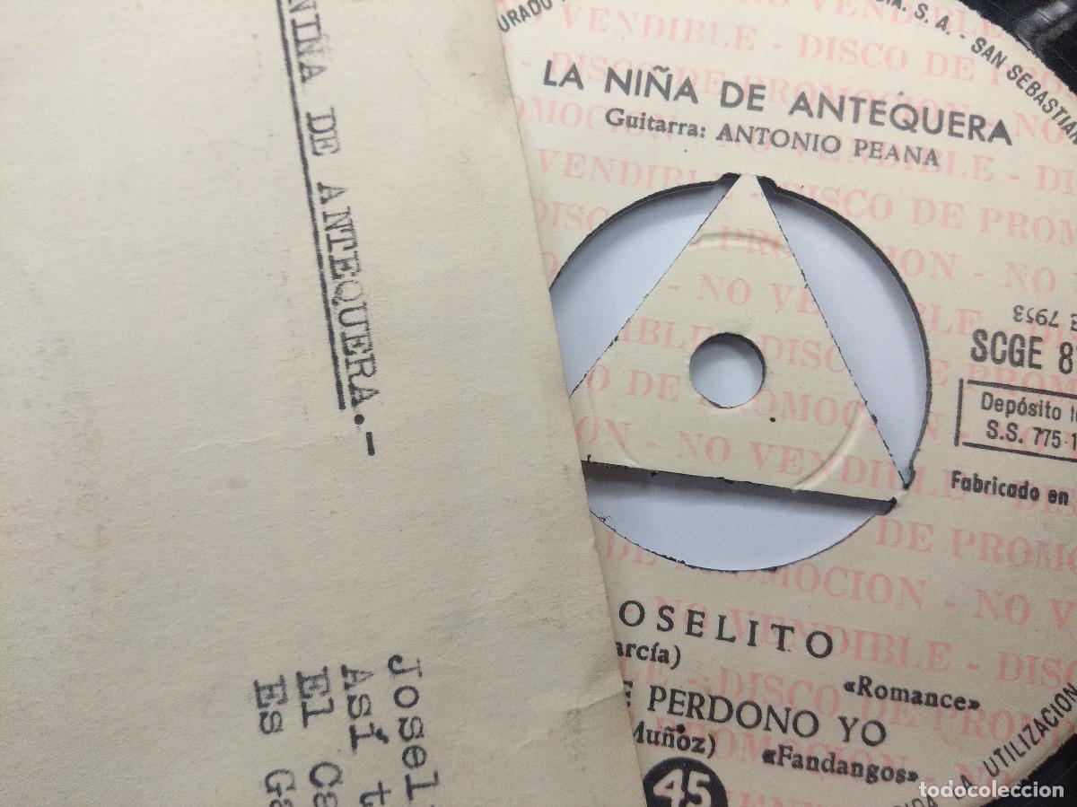 Discos de vinilo: NI&Ntilde;A DE ANTEQUERA/JOSELITO/SINGLE. - Foto 1