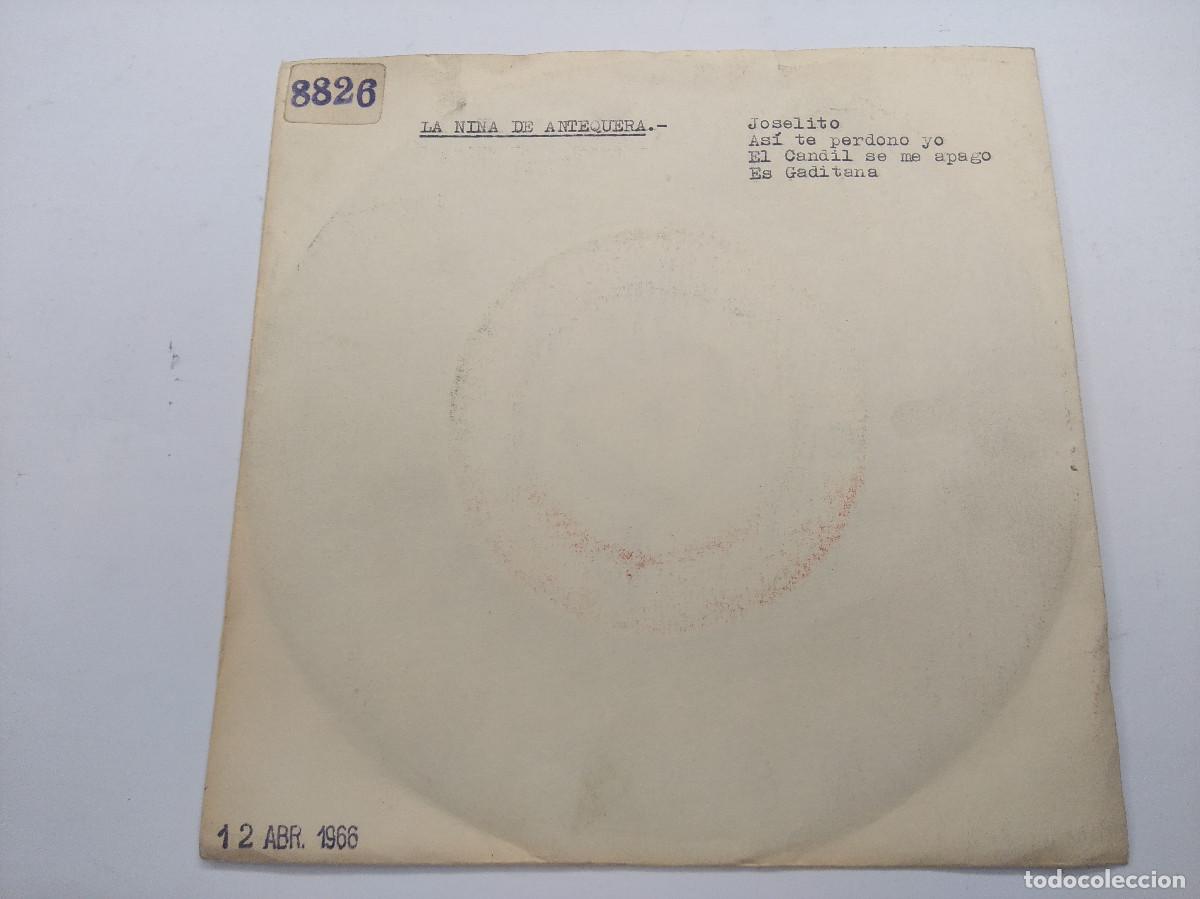 Discos de vinilo: NI&Ntilde;A DE ANTEQUERA/JOSELITO/SINGLE. - Foto 2