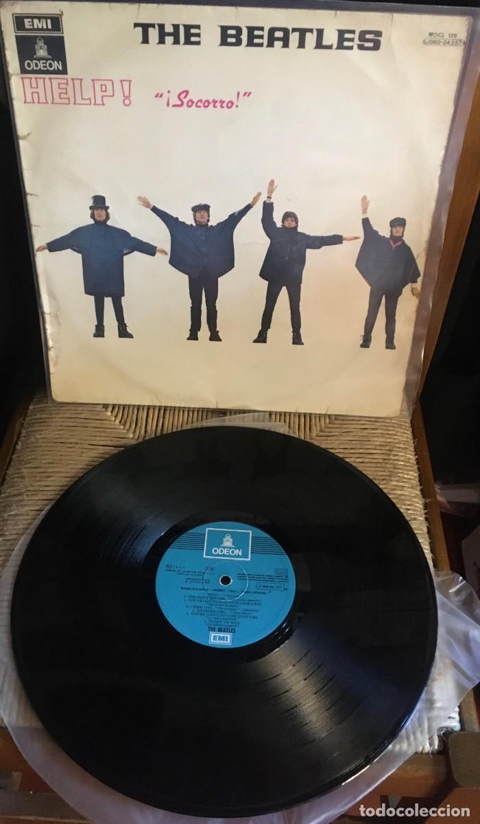 Discos de vinilo: BEATLES - HELP, LP edic Spain 1974 MOCL136 - Foto 1