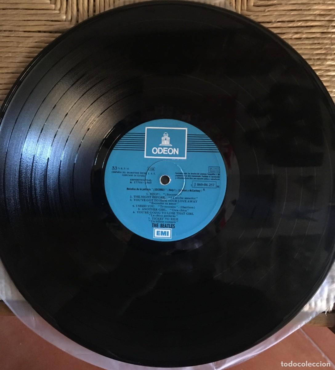 Discos de vinilo: BEATLES - HELP, LP edic Spain 1974 MOCL136 - Foto 3