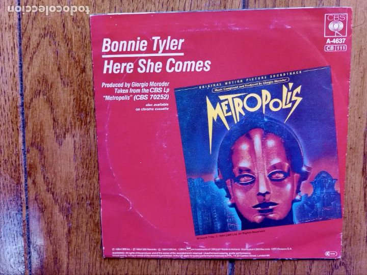 Discos de vinilo: Bonnie Tyler- here she comes + time - Foto 2