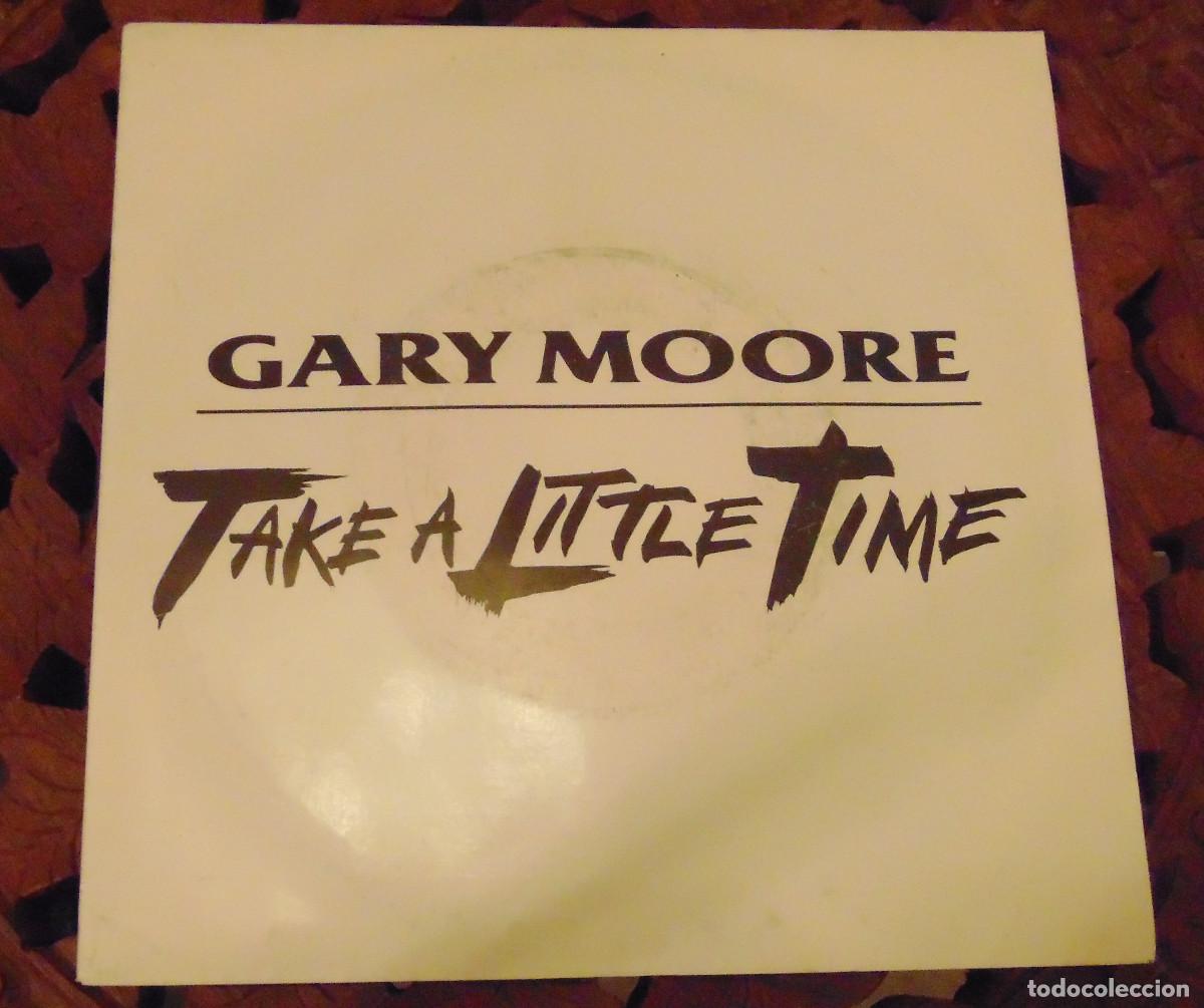 Discos de vinilo: Gary Moore &ndash; Take A Little Time - SINGLE PROMO 1987 - Foto 1