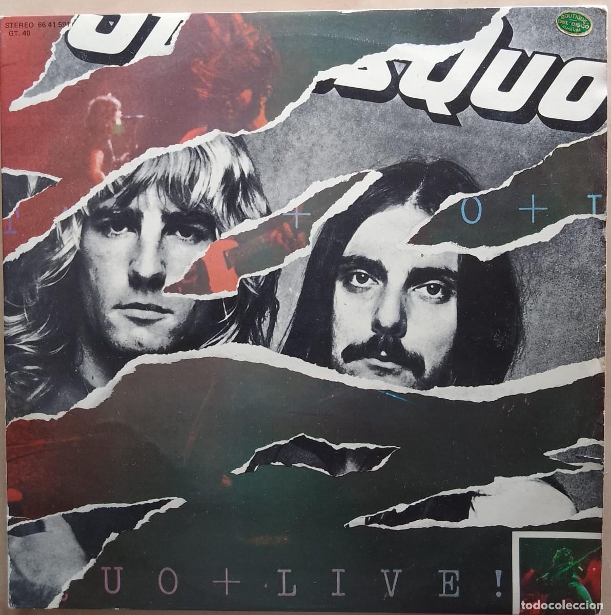 Discos de vinilo: STATUS QUO - LIVE -2x LP ESPA&Ntilde;OL GATEFOLD DOBLE 1977 - Foto 1