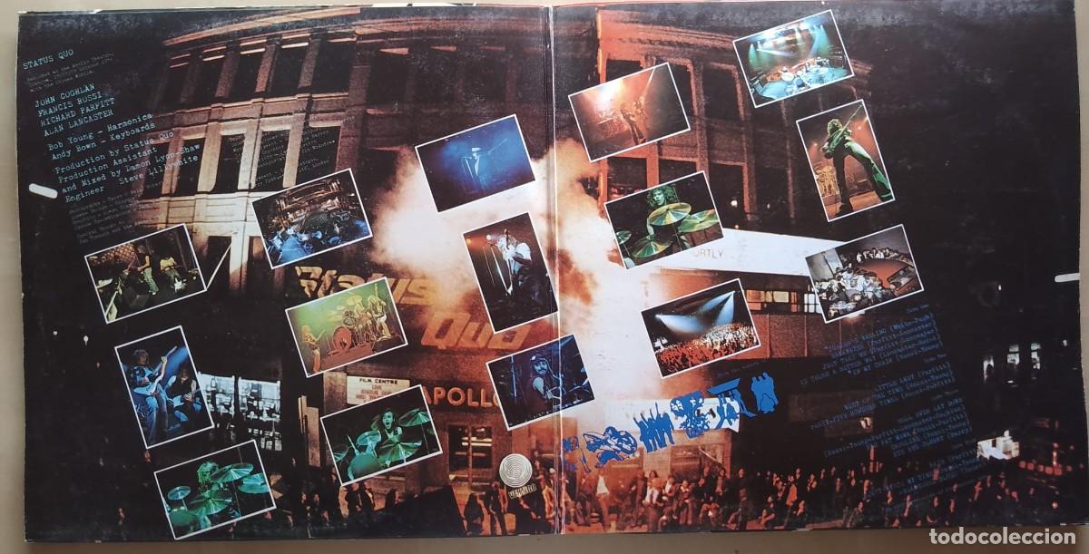 Discos de vinilo: STATUS QUO - LIVE -2x LP ESPA&Ntilde;OL GATEFOLD DOBLE 1977 - Foto 3