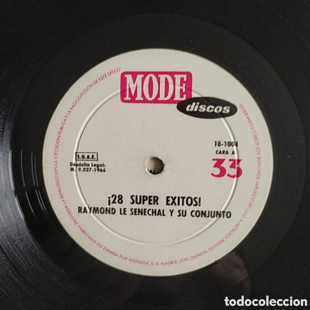 Discos de vinilo: Lp RAYMOND LE SENECHAL Y SU CONJUNTO. 28 SUPER EXITOS - Foto 3