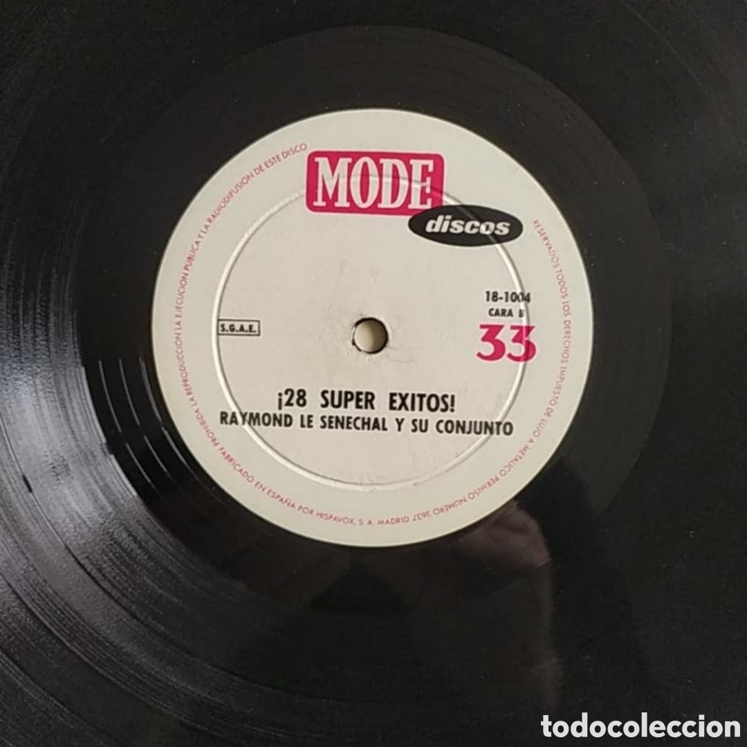 Discos de vinilo: Lp RAYMOND LE SENECHAL Y SU CONJUNTO. 28 SUPER EXITOS - Foto 4