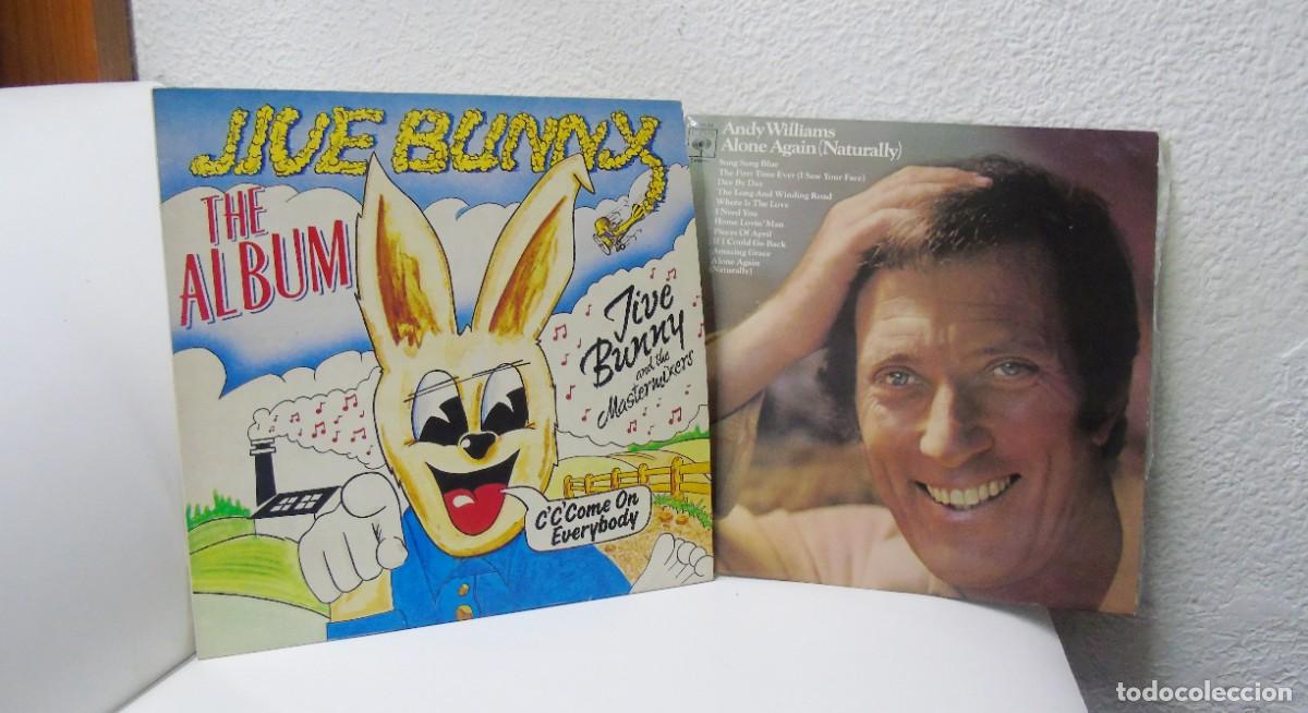 Discos de vinilo: LOTE 2 VINILOSJIVE BUNNY & ANDY WILLIAMS - Foto 1