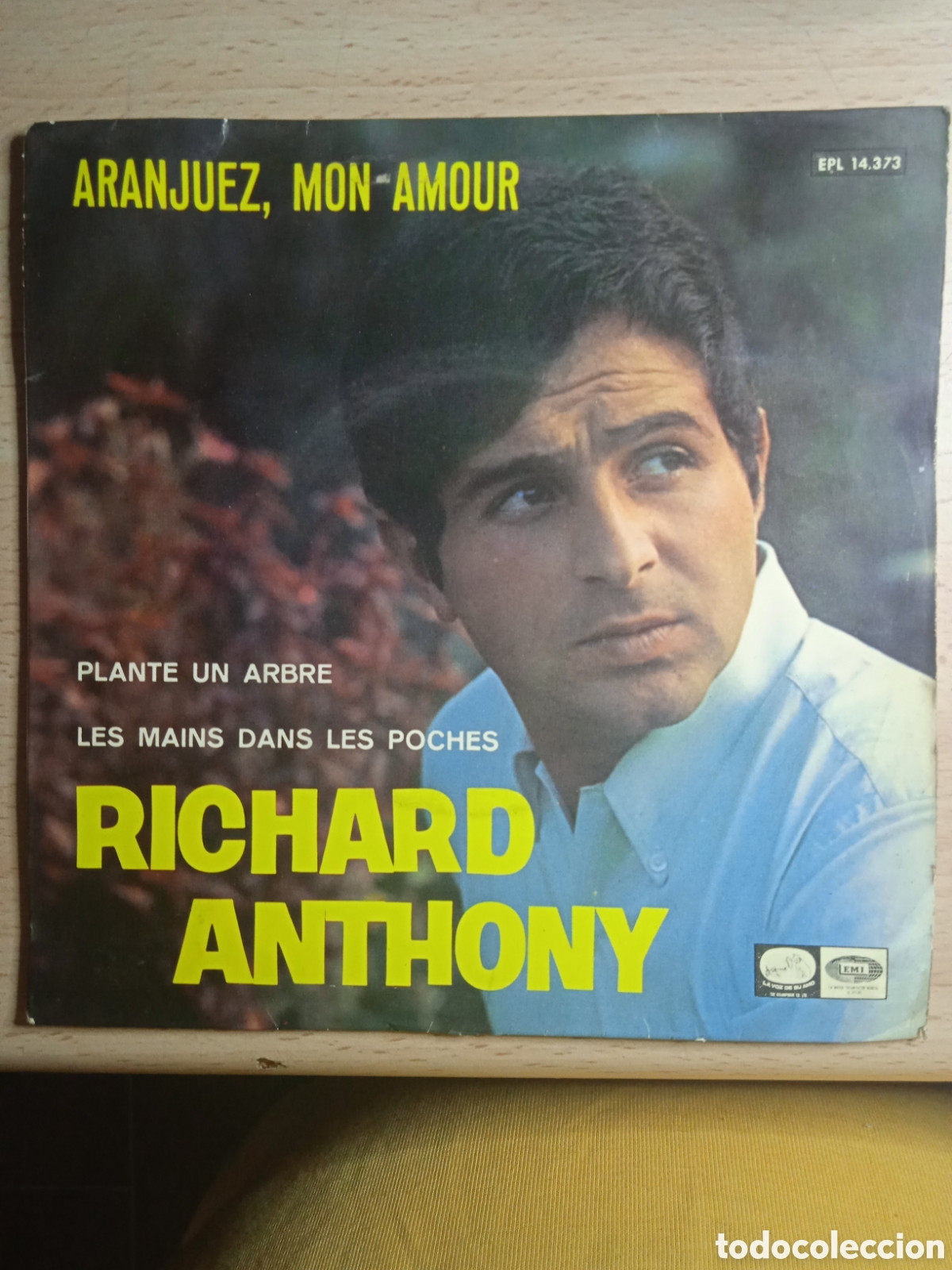 Discos de vinilo: EP 7&rdquo; Richard Anthony.1966.Aranjuez, Mon amour - Foto 1