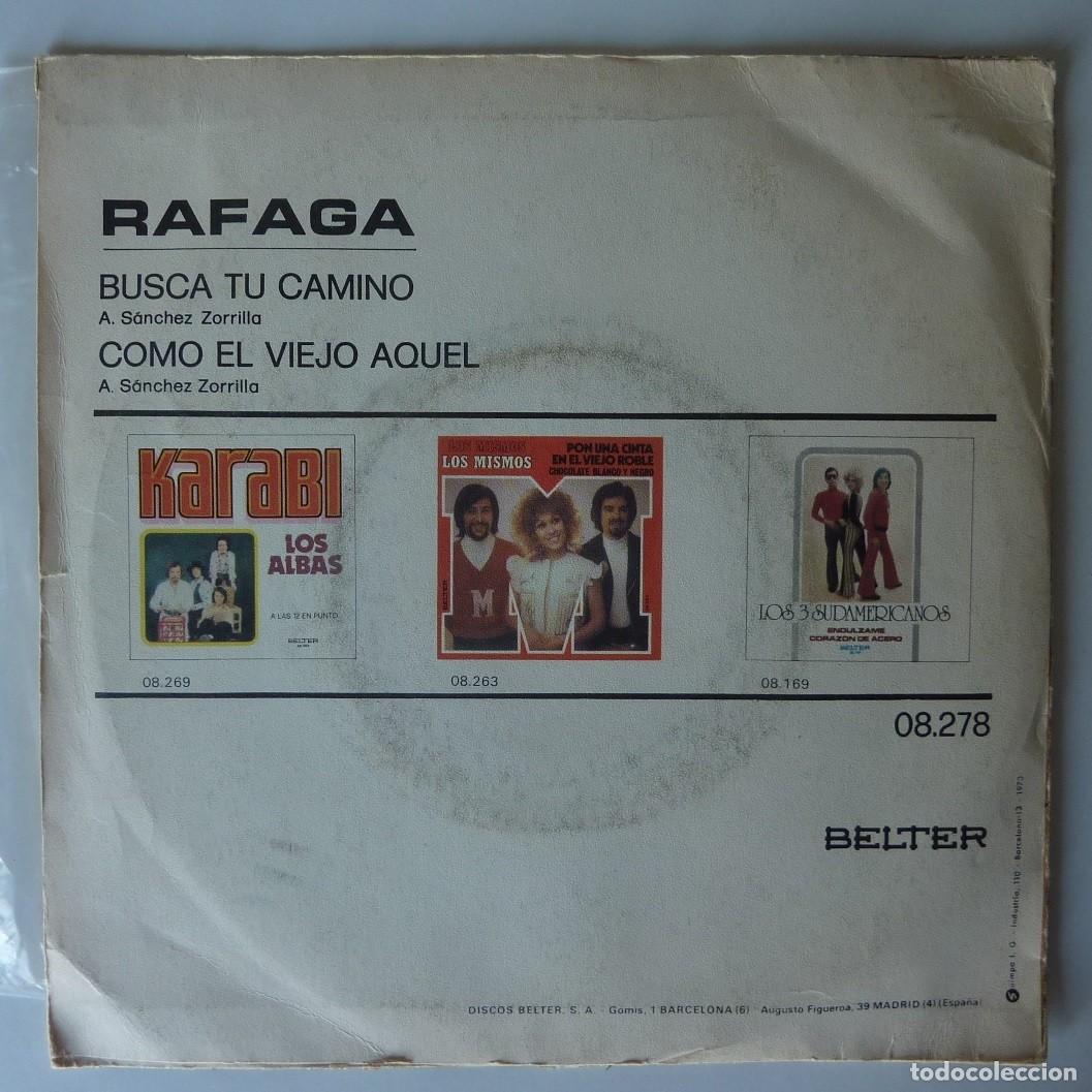 Discos de vinilo: RAFAGA // BUSCA TU CAMINO // 1973 // SINGLE - Foto 2