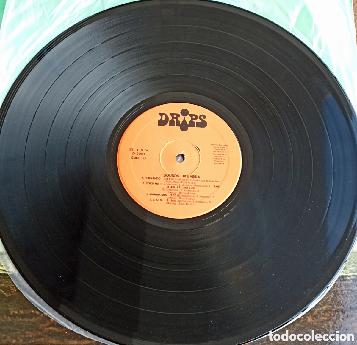 Discos de vinilo: LP SOUNDS LIKE ABBA - DRIPS 1977 - Foto 4