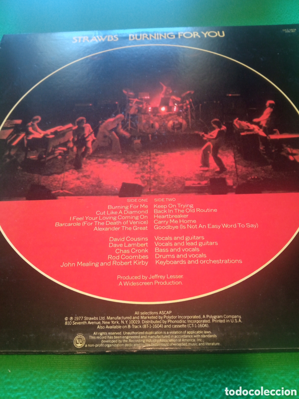 Discos de vinilo: Strawbs - Burning for you - Foto 2