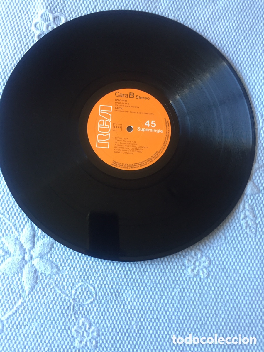 Discos de vinilo: Yazoo - Nobody&rsquo;s Diary EDICI&Oacute;N LIMITADA / MAXI - Foto 6