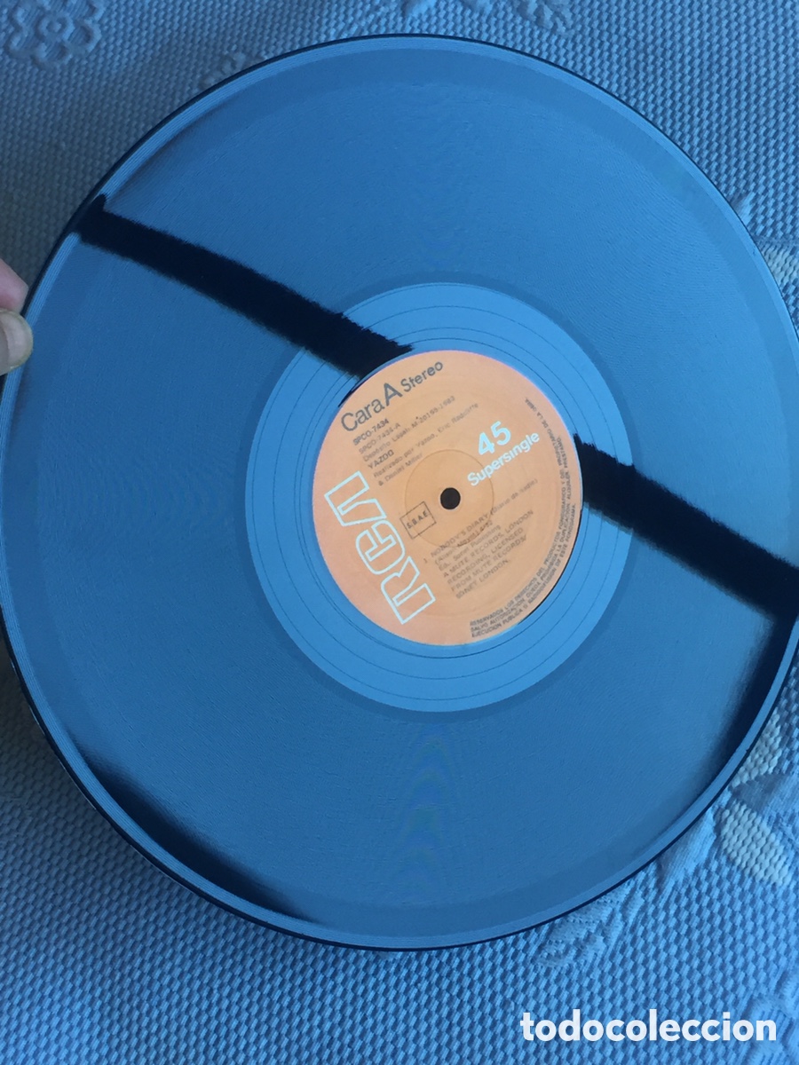 Discos de vinilo: Yazoo - Nobody&rsquo;s Diary EDICI&Oacute;N LIMITADA / MAXI - Foto 10