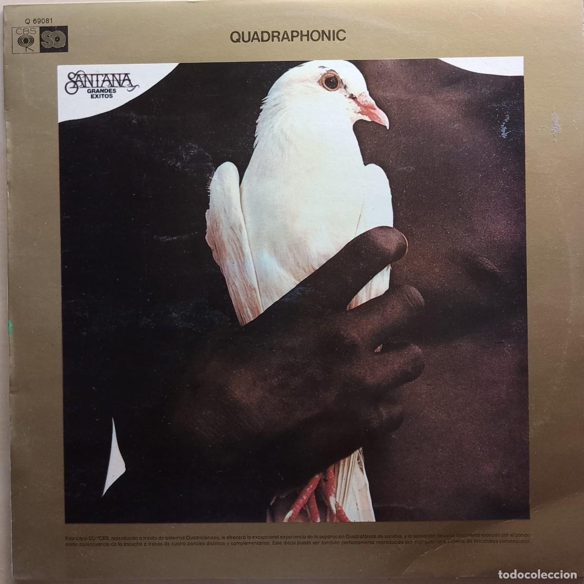 Discos de vinilo: SANTANA - GRANDES &Eacute;XITOS.- SPAIN 1976 QUADRAPHONIC - Foto 1
