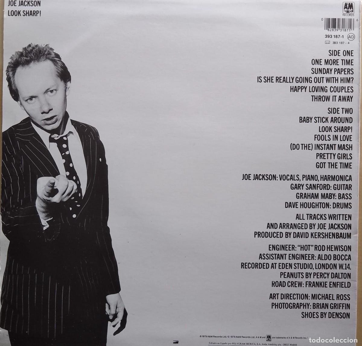 Discos de vinilo: JOE JACKSON : LOOK SHARP! - LP A&M - ESP 1979 - Foto 2