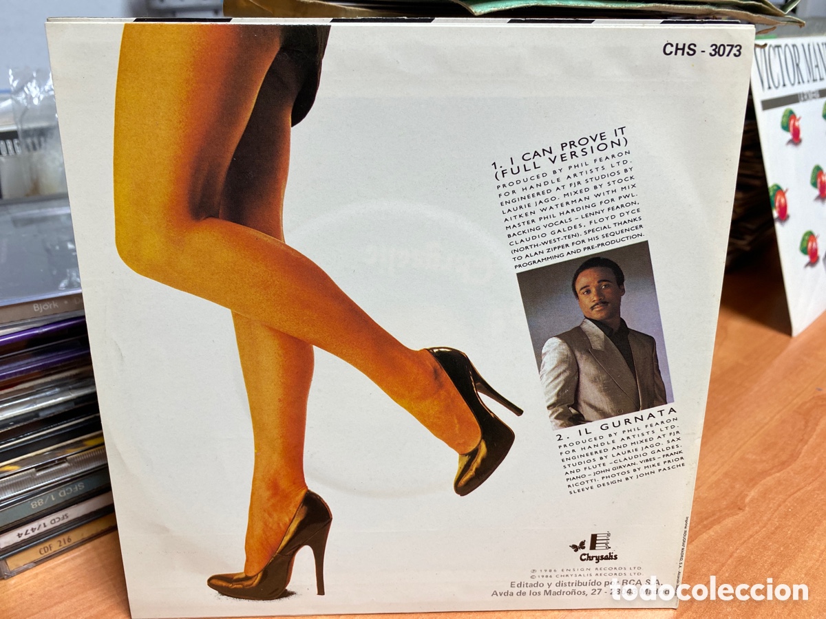 Discos de vinilo: Phil Fearon - I Can Prove It (7&rdquo;, Single) - Foto 2