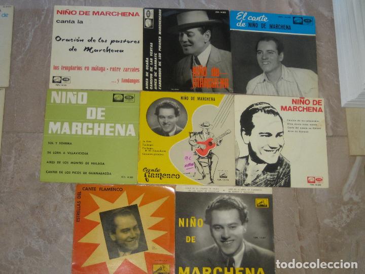 Discos de vinilo: NI&Ntilde;O DE MARCHENA - LOTE DE 8 EPS - Foto 1