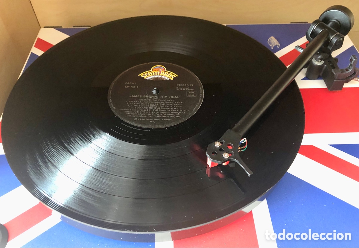 Discos de vinilo: LP James Brown whith Full 1988 Force I&rsquo;m Real Polygram - Foto 3