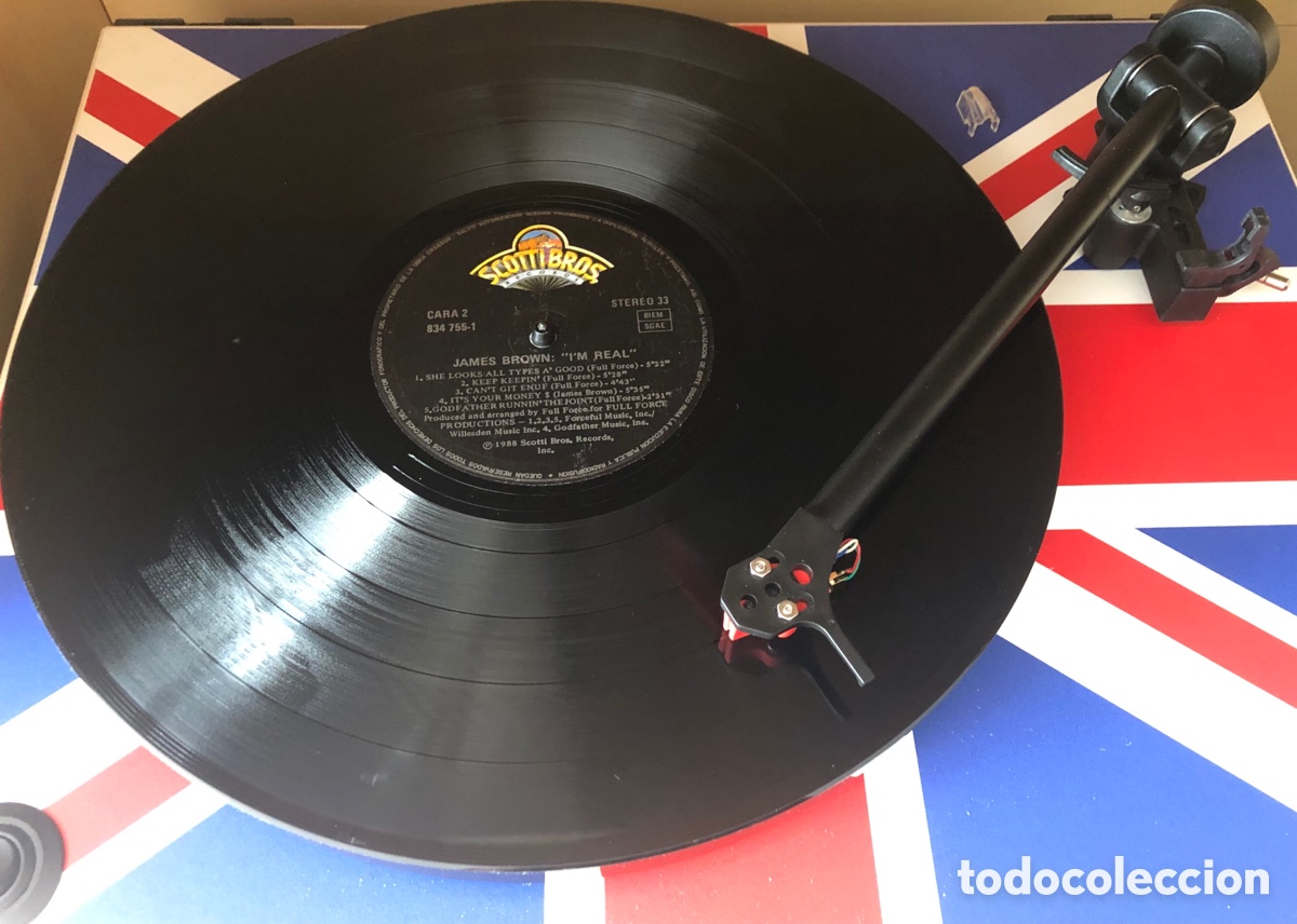 Discos de vinilo: LP James Brown whith Full 1988 Force I&rsquo;m Real Polygram - Foto 4