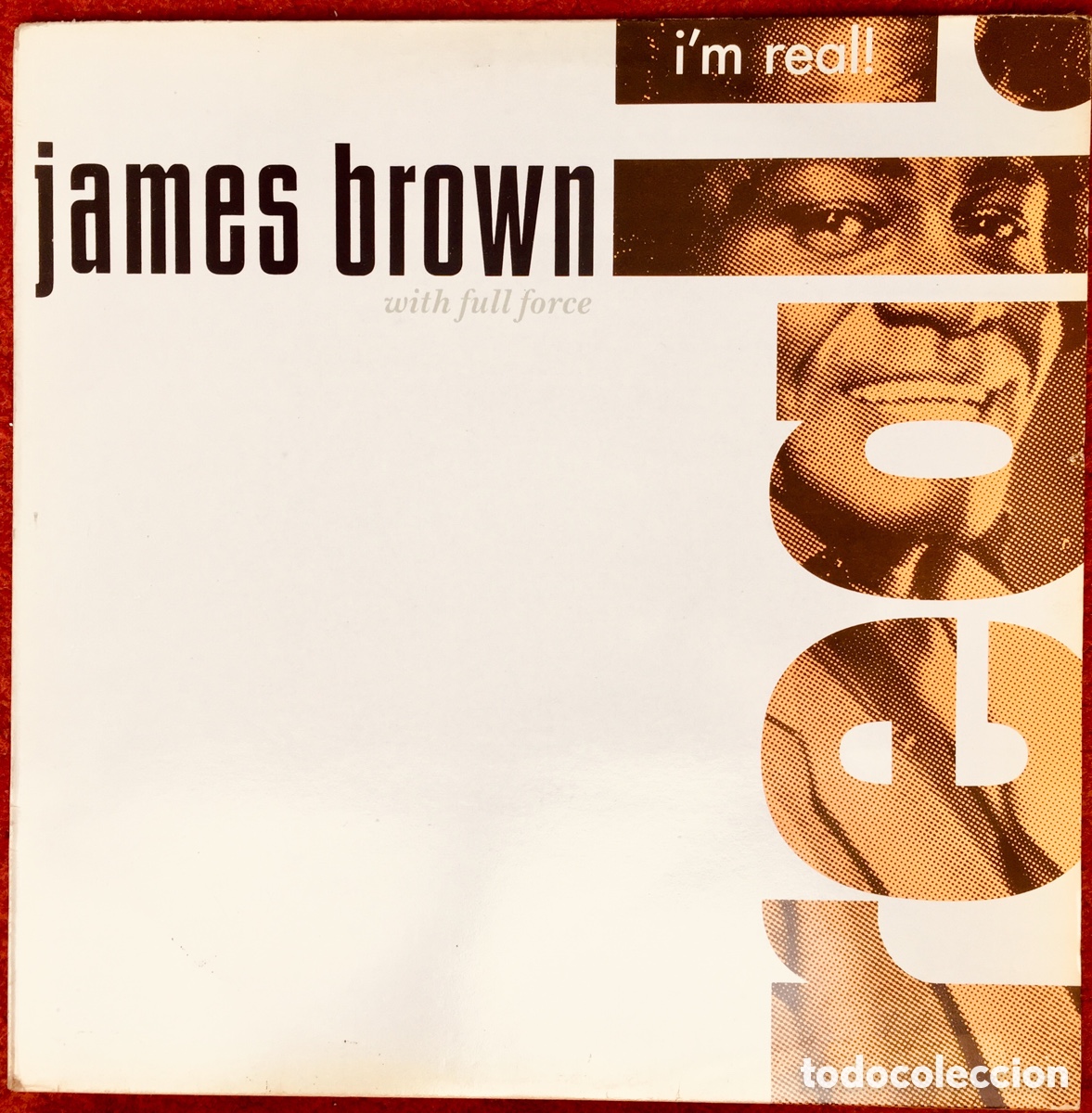 Discos de vinilo: LP James Brown whith Full 1988 Force I&rsquo;m Real Polygram - Foto 1