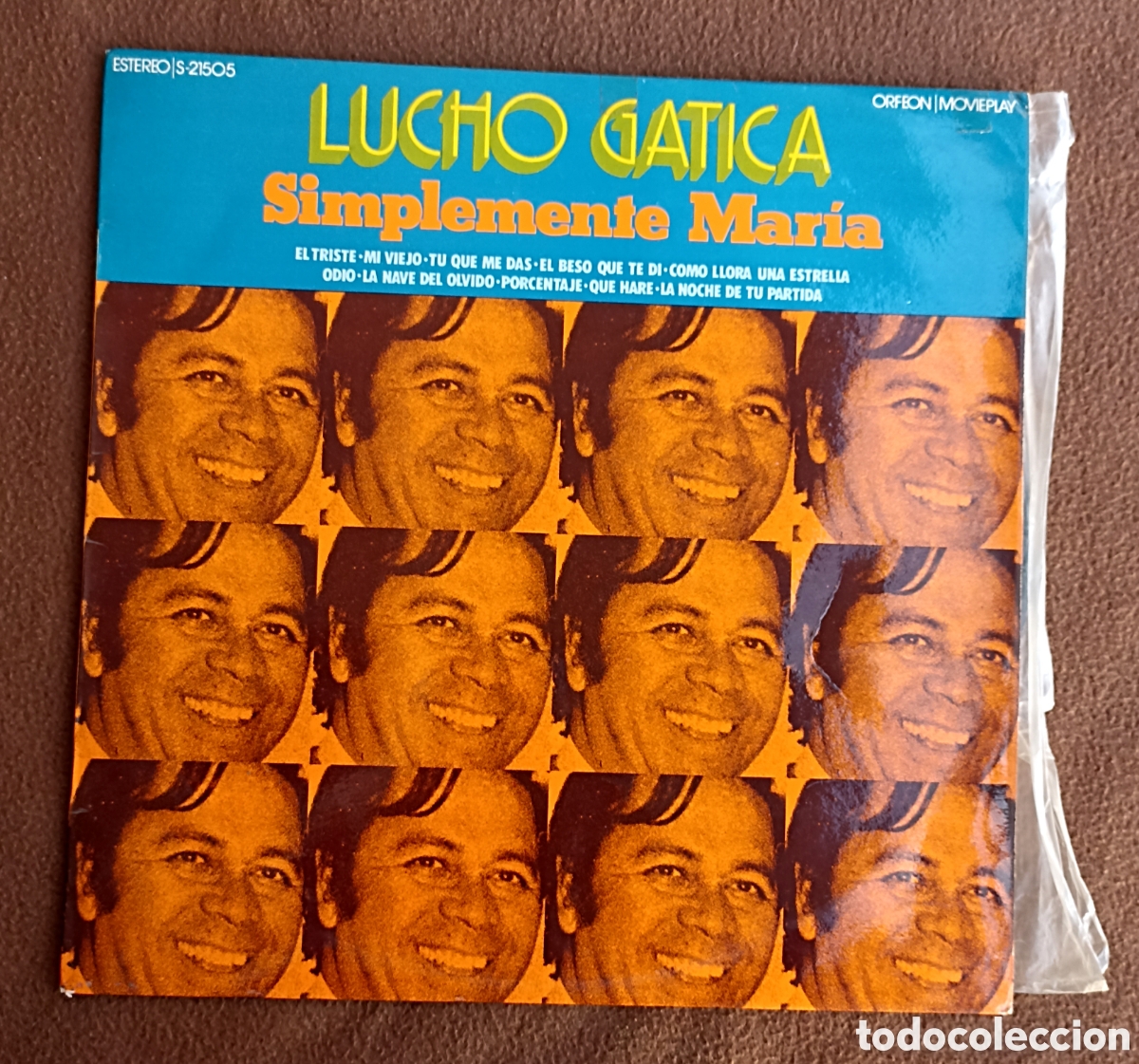Discos de vinilo: LP LUCHO GATICA - SIMPLEMENTE MAR&Iacute;A - MOVIE PLAY 1972 - Foto 1