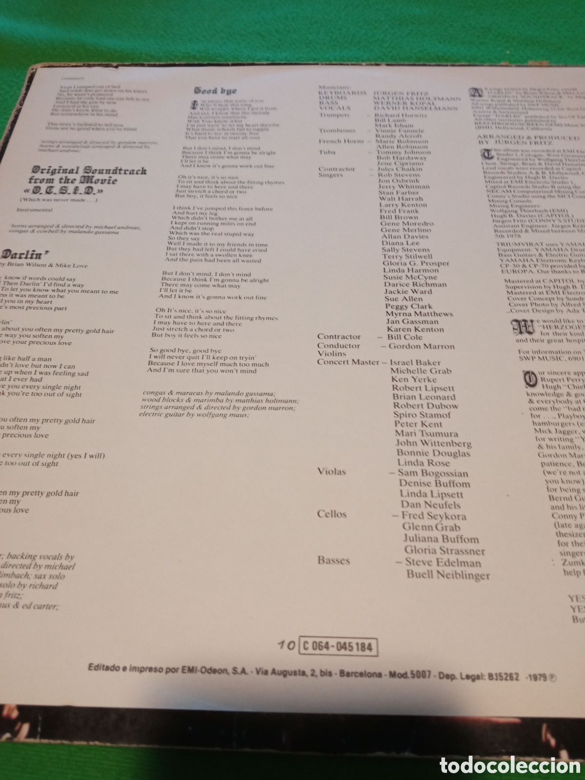 Discos de vinilo: Triumvirat - A la carte - Foto 5