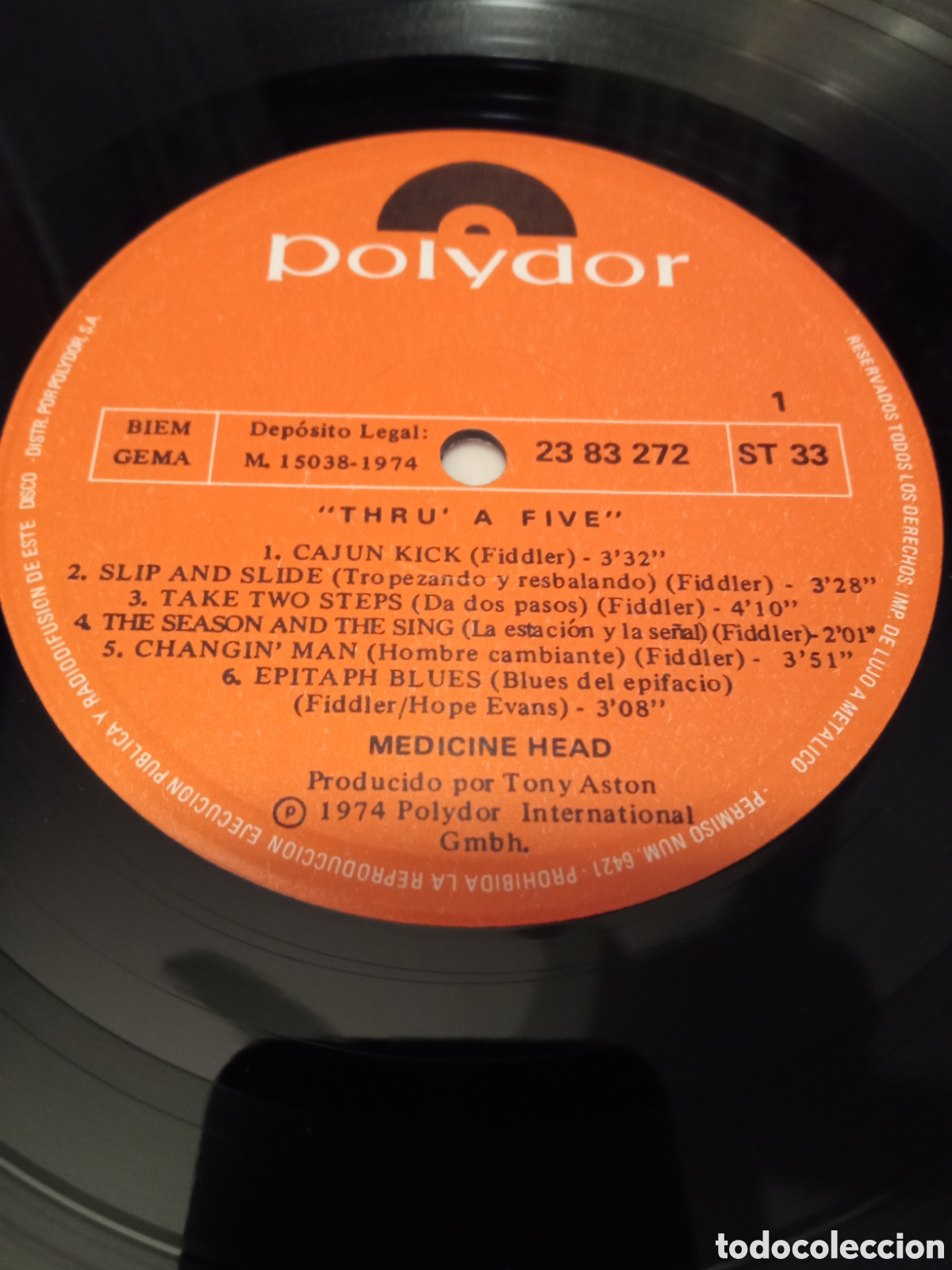 Discos de vinilo: Medicine Head - Thrua five - Foto 3