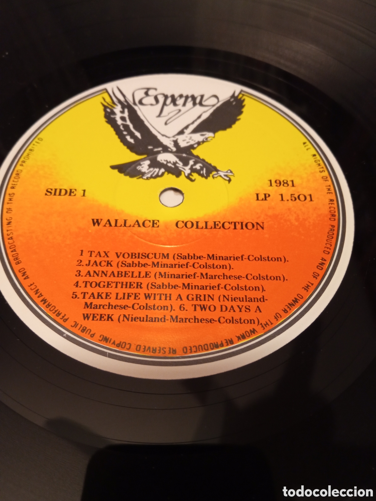 Discos de vinilo: Wallace Collection - Tax vobiscum - Foto 3