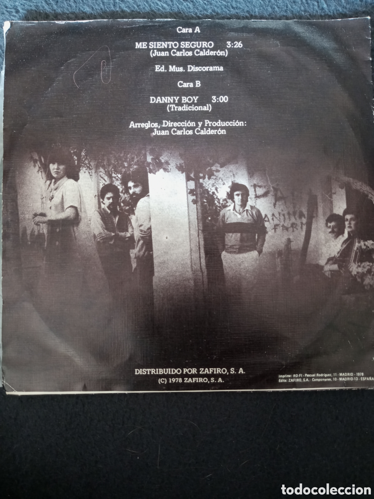 Discos de vinilo: Mocedades.me siento seguro - Foto 2