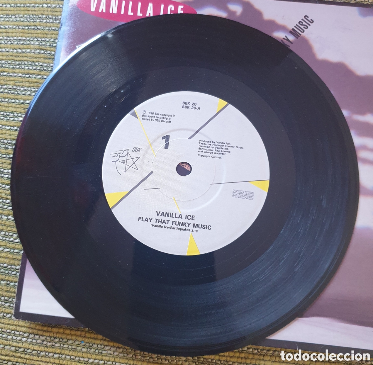Discos de vinilo: Vanilla Ice - play that funky music - Foto 2