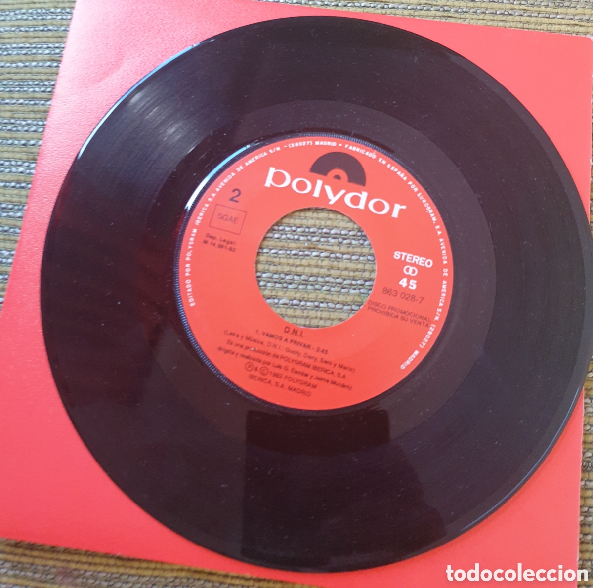 Discos de vinilo: DNI - vamos a privar - Foto 3