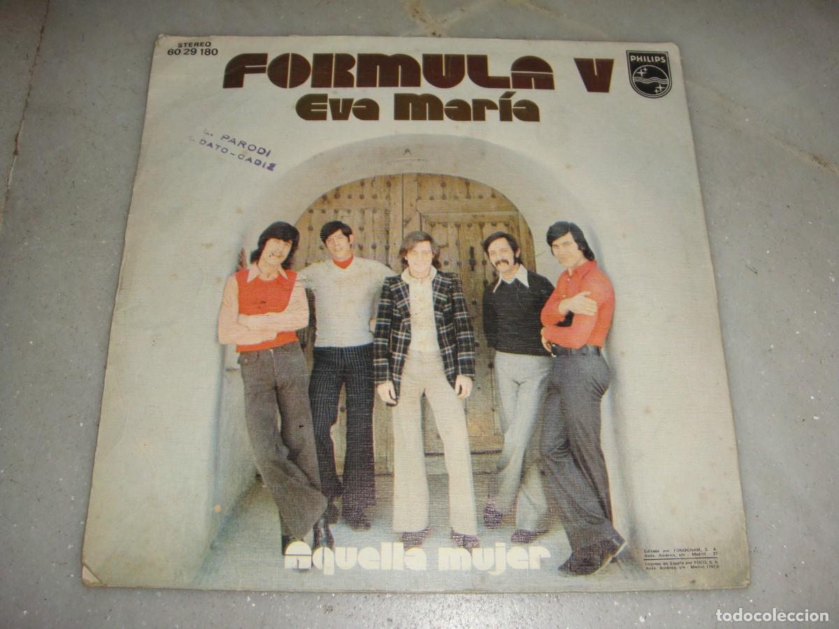 Discos de vinilo: Single. FORMULA V. Eva Mar&iacute;a. Aquella mujer. - Foto 1
