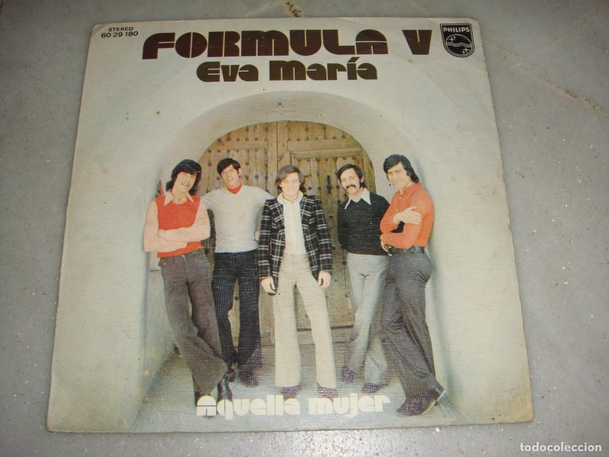 Discos de vinilo: Single. FORMULA V. Eva Mar&iacute;a. Aquella mujer. - Foto 2