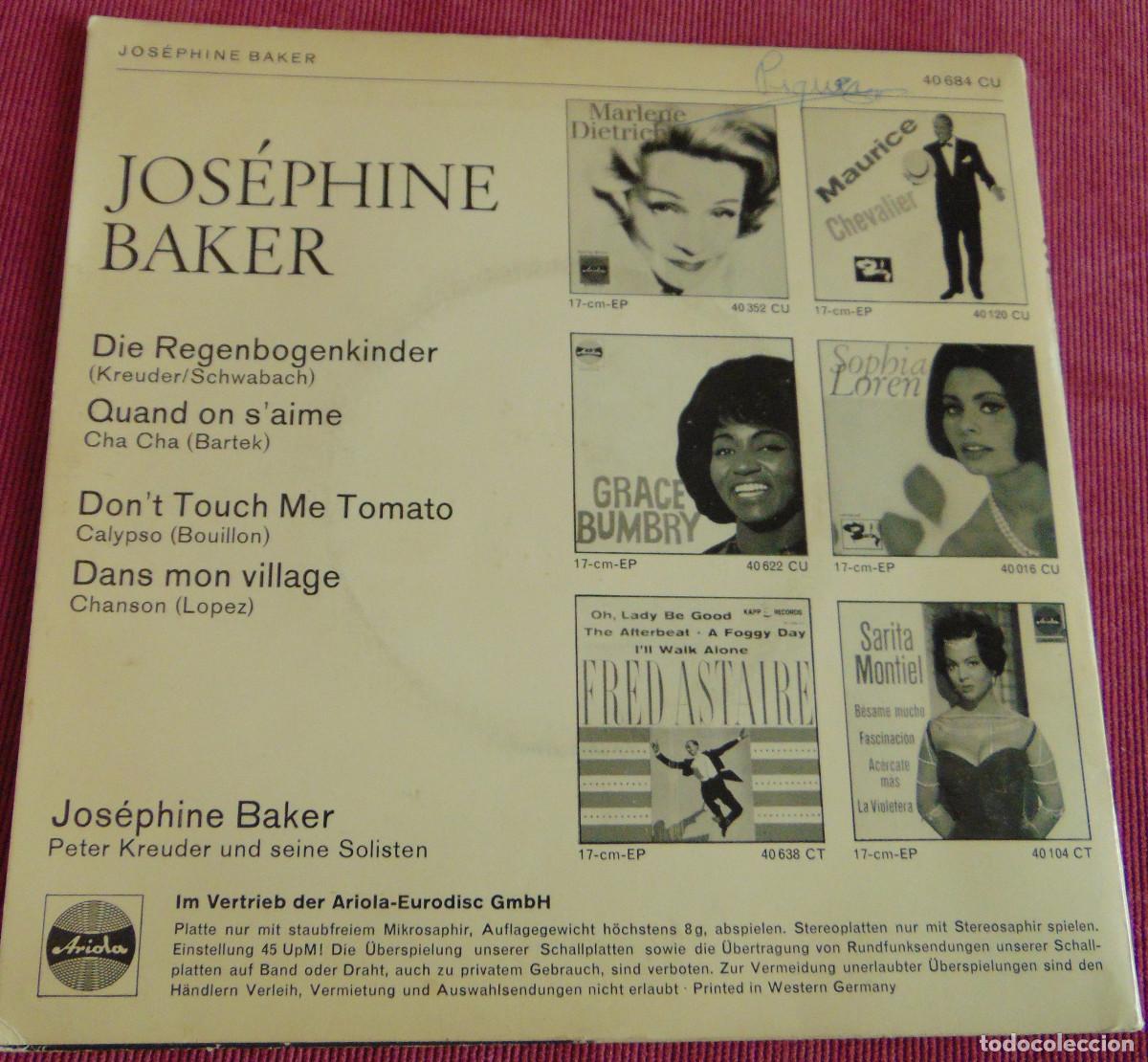 Discos de vinilo: Jos&eacute;phine Baker &ndash; Jos&eacute;phine Baker - EP ALEMAN - Foto 2