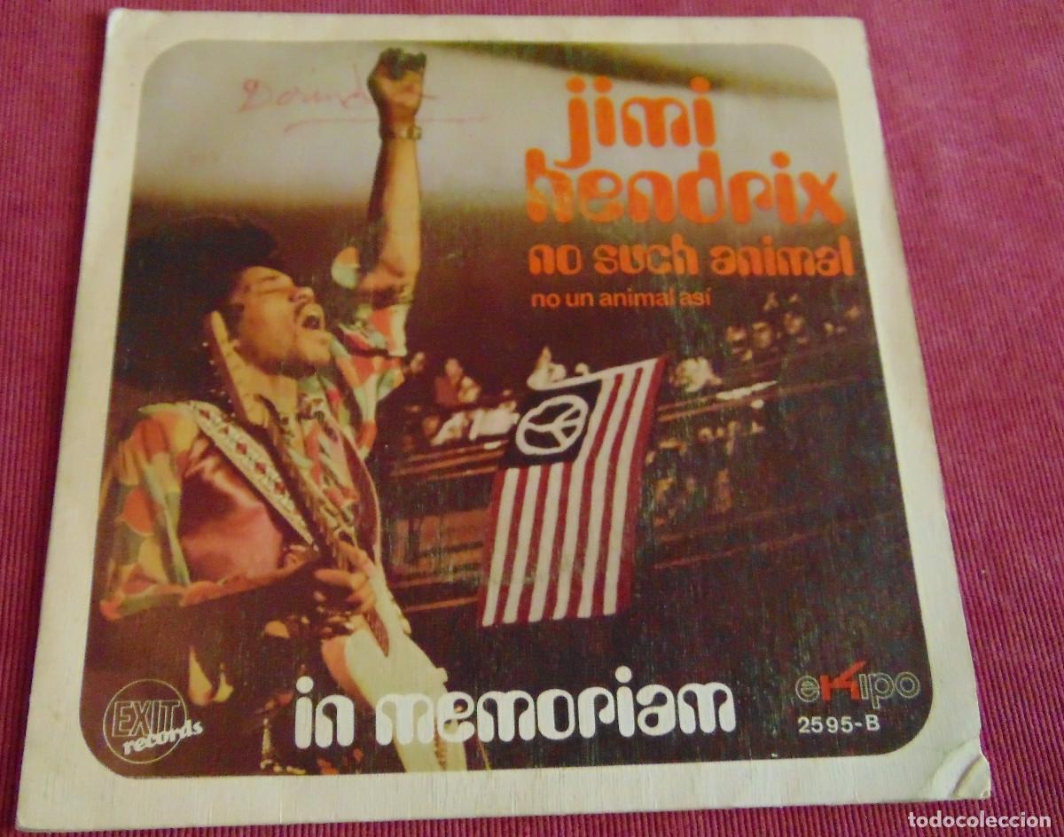 Discos de vinilo: Jimi Hendrix &ndash; In Memoriam - SINGLE 1971 - Foto 1