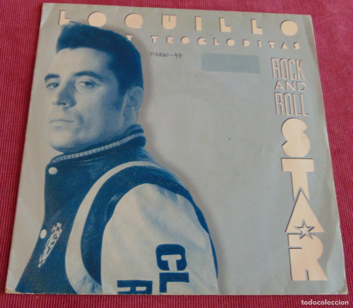 Discos de vinilo: Loquillo Y Trogloditas &ndash; RockNRoll Star - SINGLE PROMO1989 - Foto 1