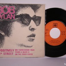 Discos de vinilo: DISCO VINILO EP - BOB DYLAN - POSITIVELY 4TH STREET - 45 RPM - CBS RÉCORDS 1966. Lote 373674774