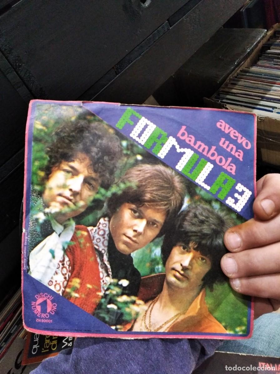 Discos de vinilo: SINGLE FORMULA 3 QUESTI FOLLE SENTIMENTO BUEN ESTADO - Foto 2