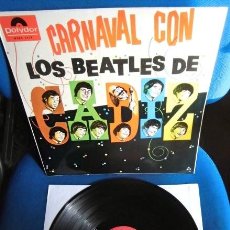 Discos de vinilo: LOS BEATLES DE CADIZ PRIMER LP 1966 ORIGINAL EPOCA CANCION LENNON Y MCCARTNEY RAREZA. Lote 373680324
