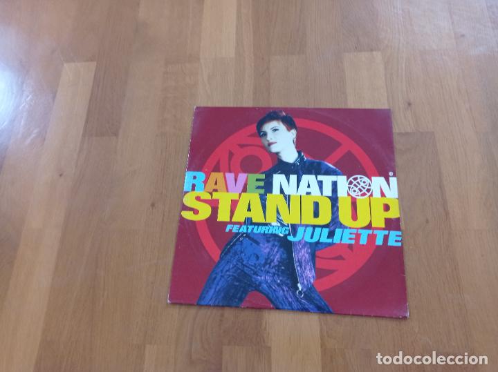 Discos de vinilo: Rave nation featuring juliette-stand Up.maxi - Foto 1
