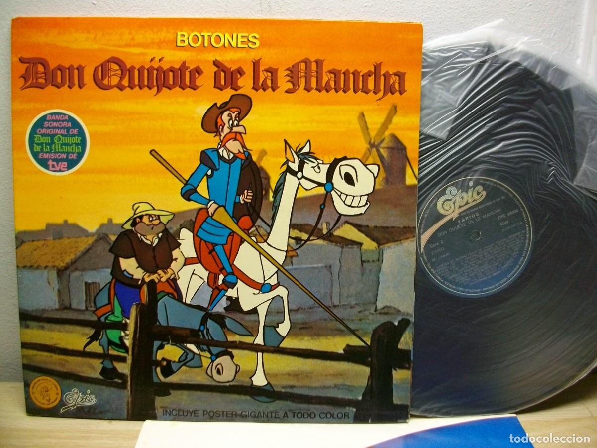 Discos de vinilo: Botones &ndash; Don Quijote De La Mancha LP + POSTER - Foto 1