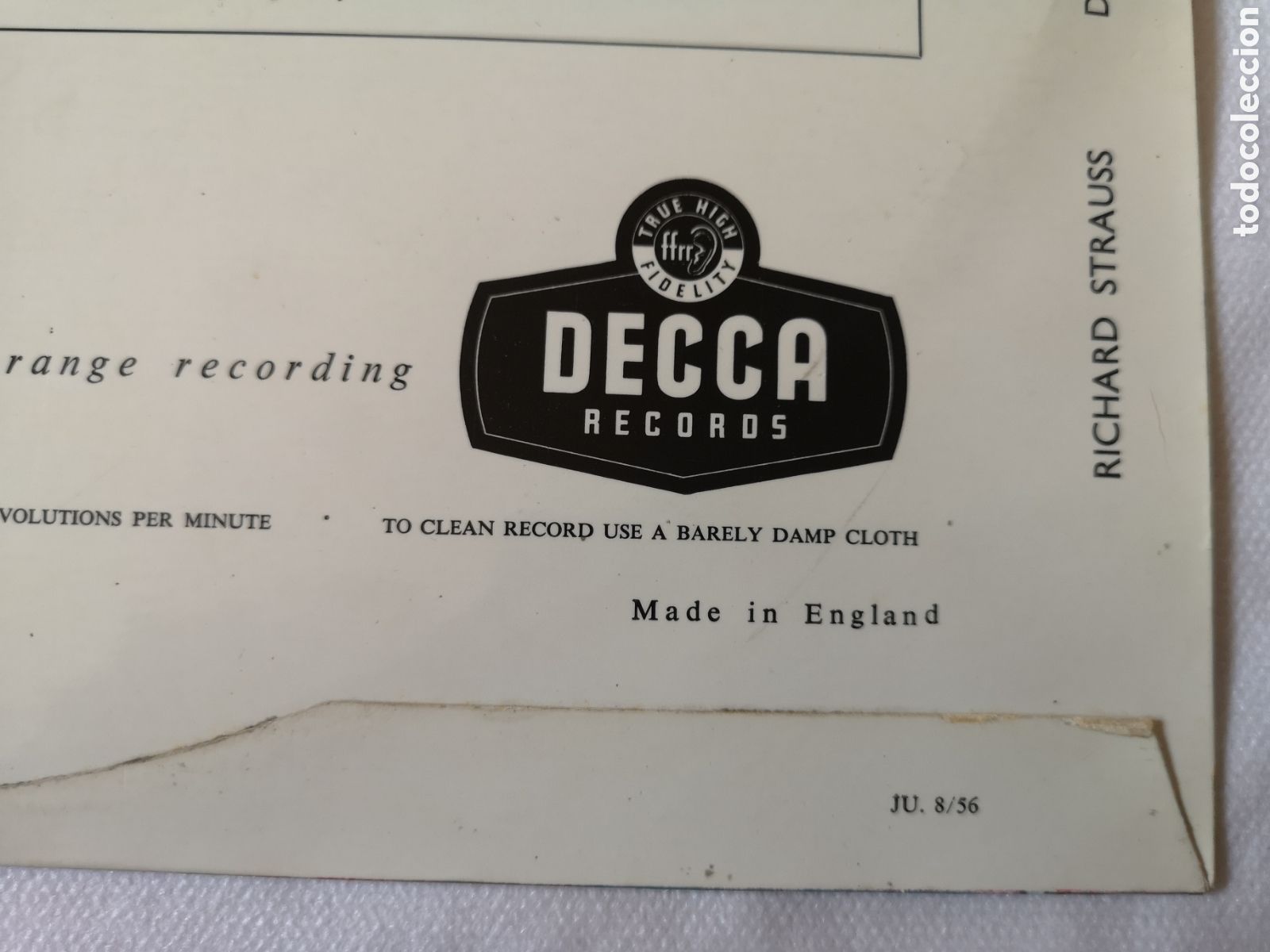 Discos de vinilo: Richard Strauss,&nbsp;Hans Knappertsbusch&nbsp;Conducting&nbsp; - Foto 6