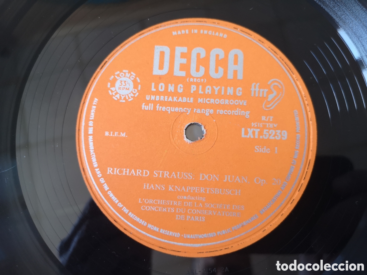 Discos de vinilo: Richard Strauss,&nbsp;Hans Knappertsbusch&nbsp;Conducting&nbsp; - Foto 9