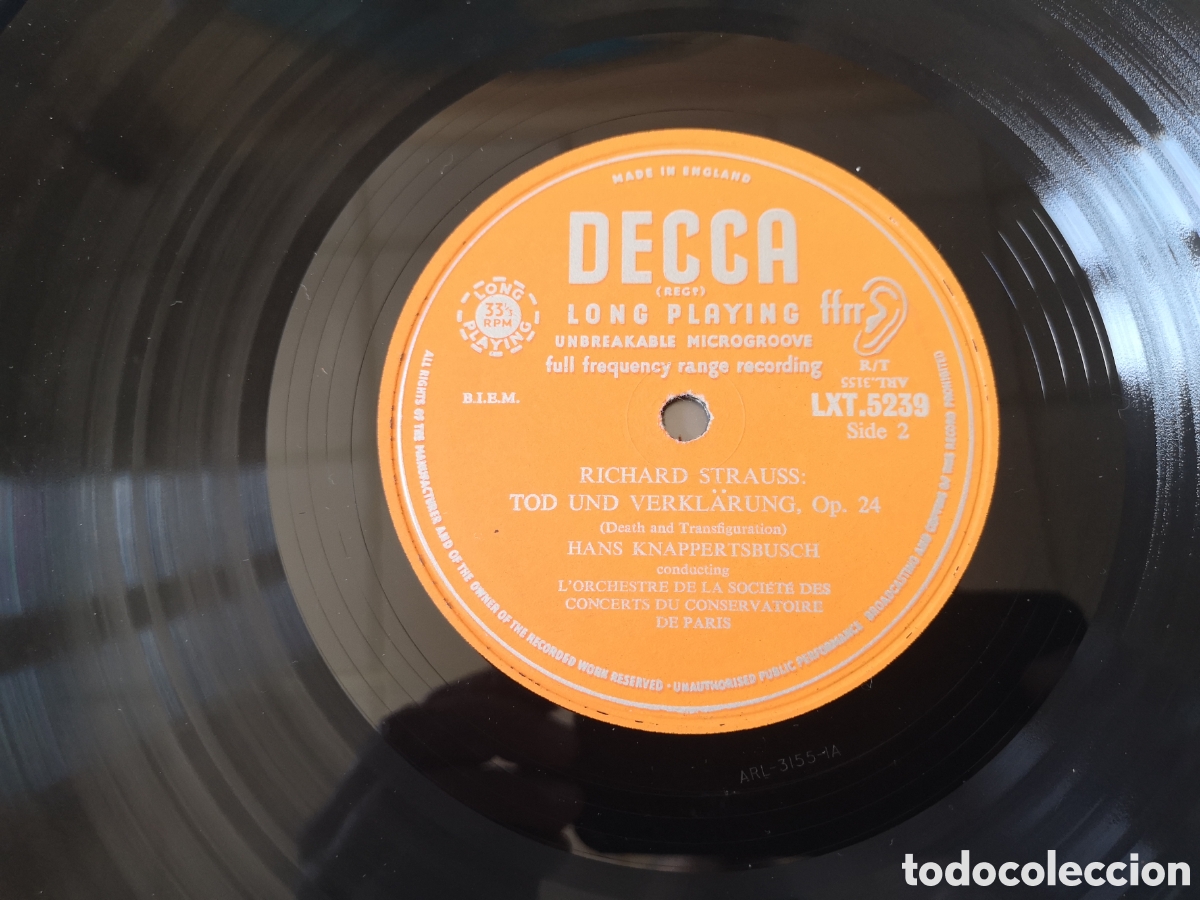 Discos de vinilo: Richard Strauss,&nbsp;Hans Knappertsbusch&nbsp;Conducting&nbsp; - Foto 11