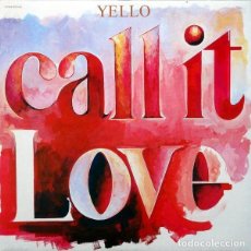 Discos de vinilo: YELLO - CALL IT LOVE - MAXI-SINGLE GERMANY 1987. Lote 373753419