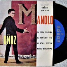 Discos de vinilo: MANOLO MUÑOZ.LA PERA MADURA + 3...MUY RARO ...ROCK & ROLL MEXICANO