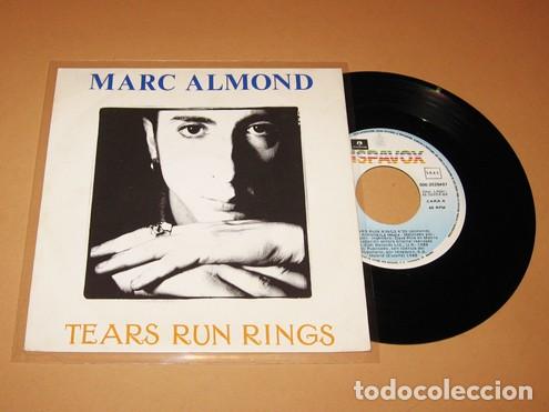 Discos de vinilo: SOFT CELL / MARC ALMOND - TEARS RUN RINGS - SINGLE - 1988 - TEMA DE LUJO 80'S