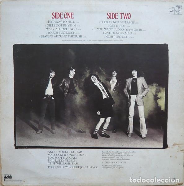 Discos de vinilo: HIGHWAY TO HELL AC DC ATLANTIC 1979 - Foto 4