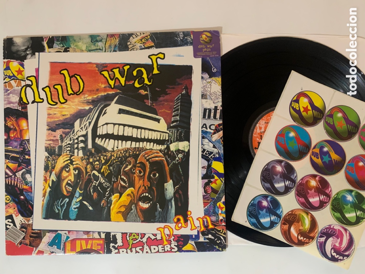Discos de vinilo: Lp Dub War - Pain de 1995 - Foto 1